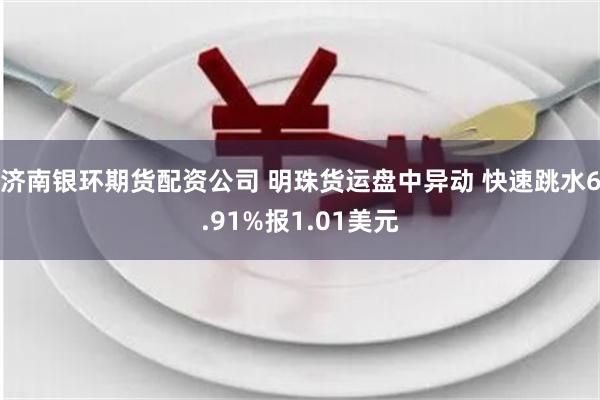 济南银环期货配资公司 明珠货运盘中异动 快速跳水6.91%报1.01美元